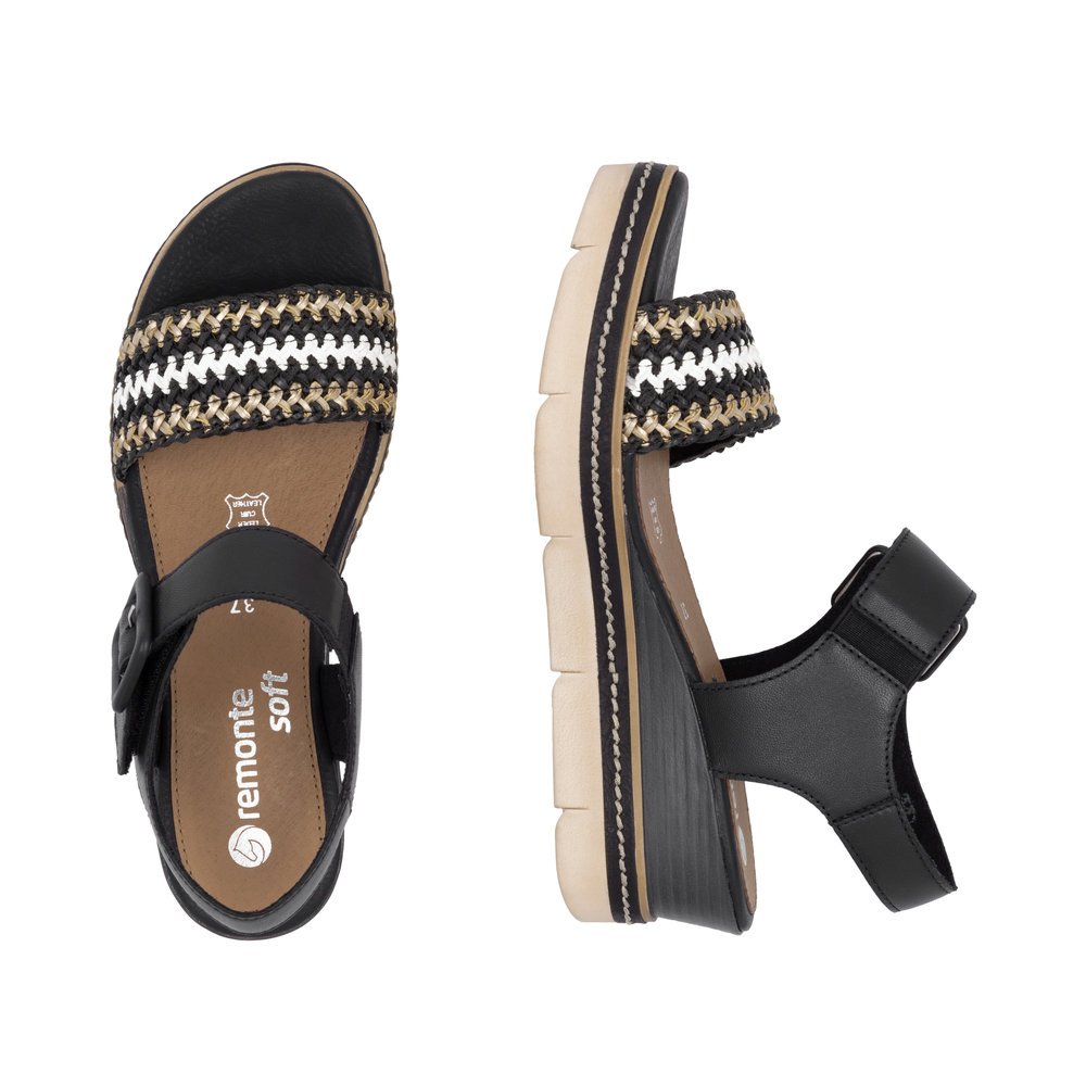 Remonte D2L55-03 Anatomical Leather Platform Black 4.5cm Remonte D2L55-03 Anatomical Leather Platform Black 4.5cm