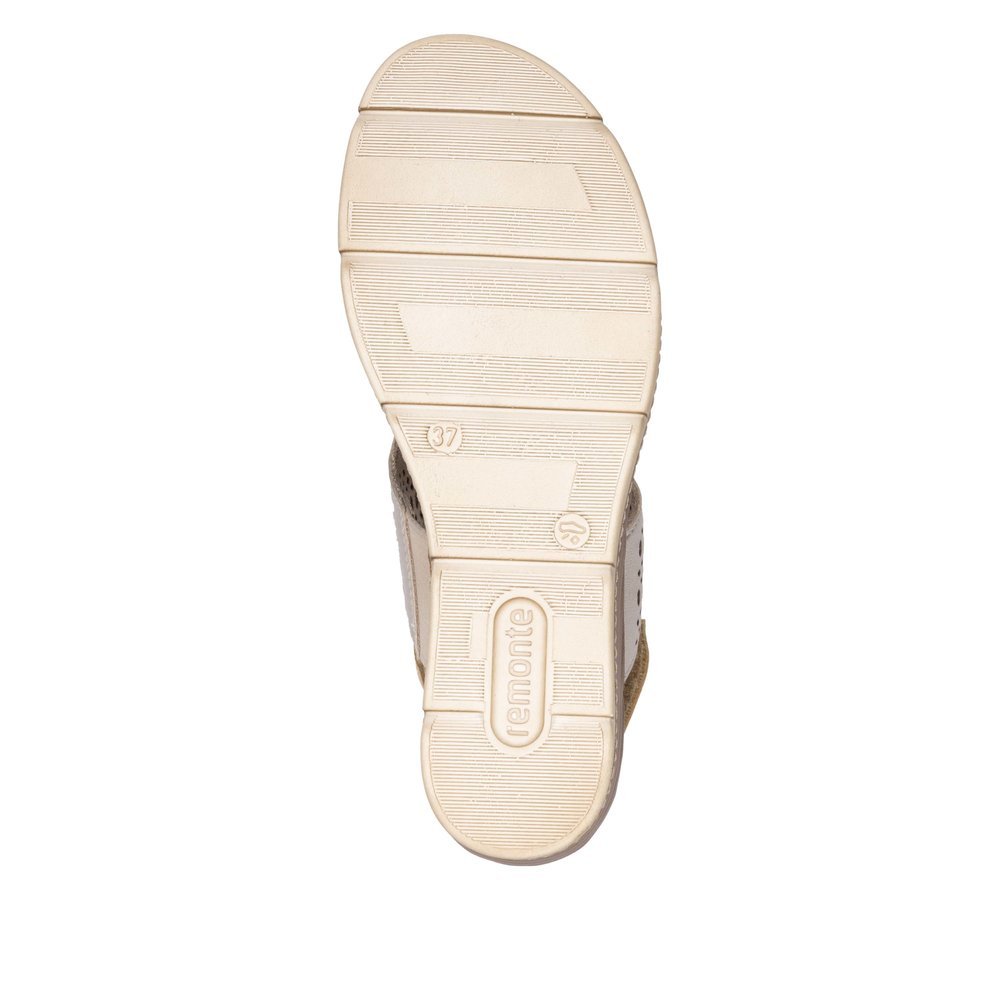 Remonte D2L56-90 Anatomical Leather Platform Beige White 4.5cm Remonte D2L56-90 Anatomical Leather Platform Beige White 4.5cm