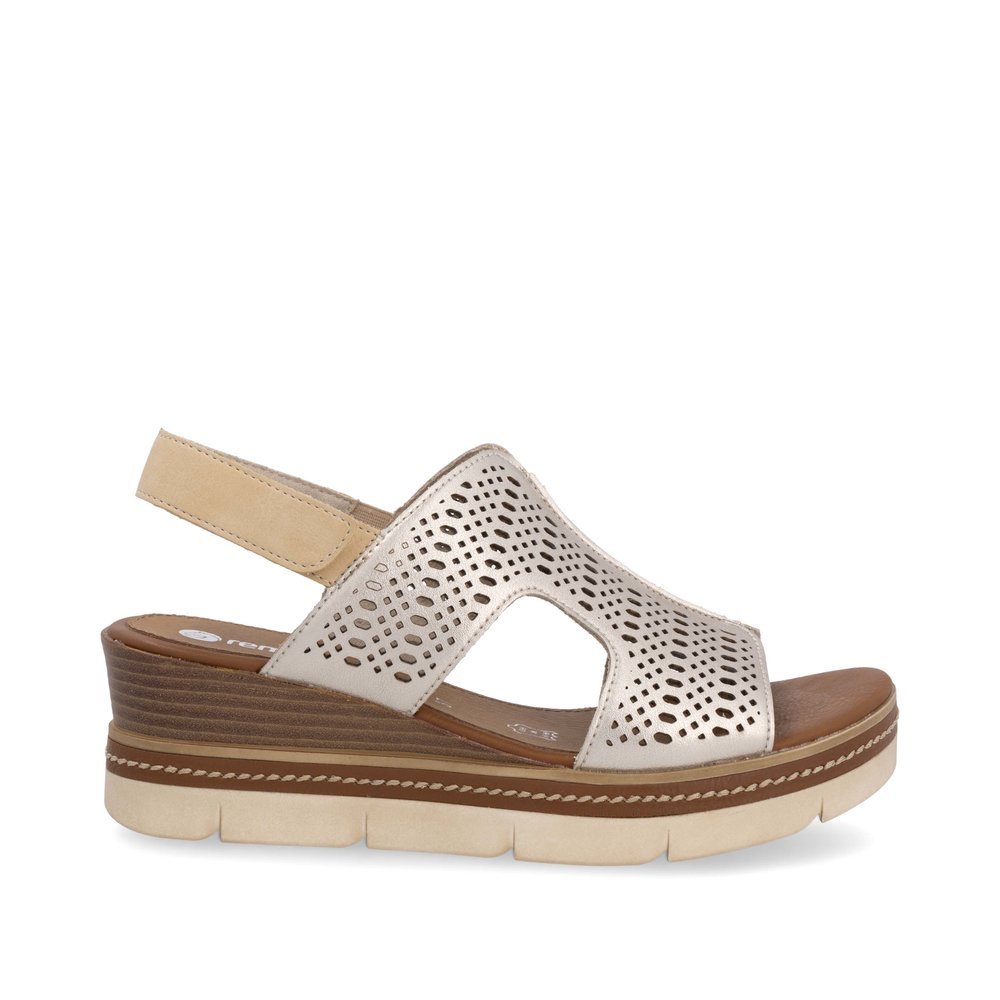 Remonte D2L56-90 Anatomical Leather Platform Beige White 4.5cm Remonte D2L56-90 Anatomical Leather Platform Beige White 4.5cm