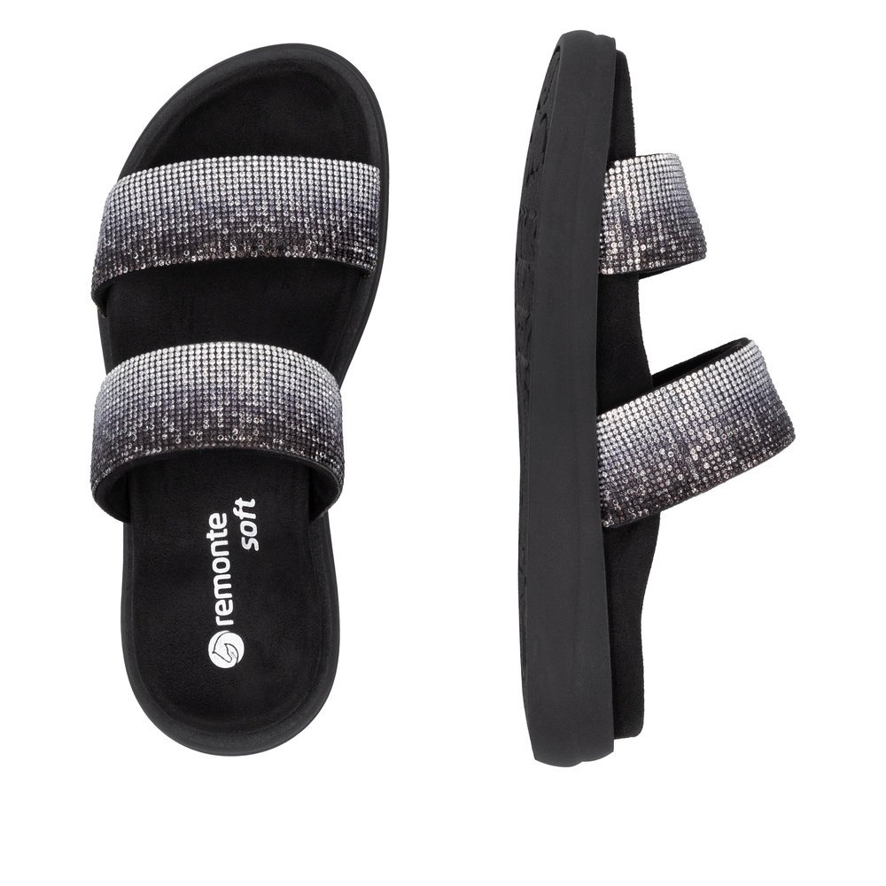 Remonte D2N50-03 Anatomical Leather Sandal Black Remonte D2N50-03 Anatomical Leather Sandal Black