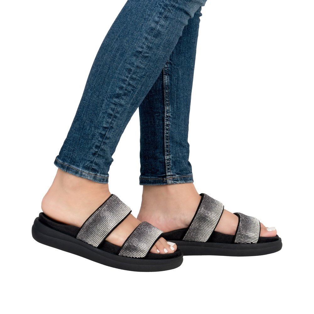 Remonte D2N50-03 Anatomical Leather Sandal Black Remonte D2N50-03 Anatomical Leather Sandal Black