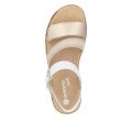 Remonte D2P50-80 Anatomical Leather Platform Beige Gold 4.5cm Remonte D2P50-80 Anatomical Leather Platform Beige Gold 4.5cm