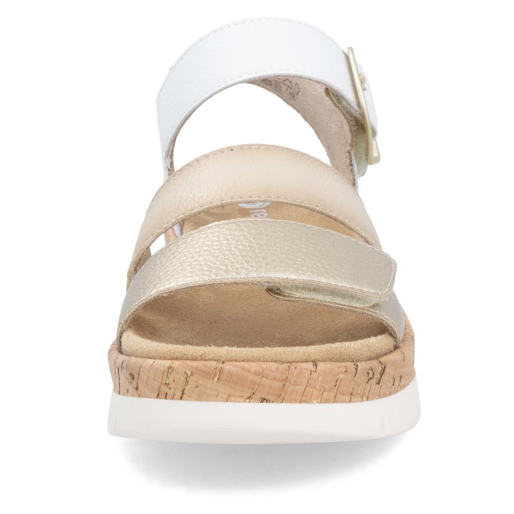 Remonte D2P50-80 Anatomical Leather Platform Beige Gold 4.5cm Remonte D2P50-80 Anatomical Leather Platform Beige Gold 4.5cm
