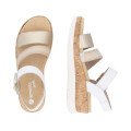 Remonte D2P50-80 Anatomical Leather Platform Beige Gold 4.5cm Remonte D2P50-80 Anatomical Leather Platform Beige Gold 4.5cm