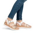 Remonte D2P50-80 Anatomical Leather Platform Beige Gold 4.5cm Remonte D2P50-80 Anatomical Leather Platform Beige Gold 4.5cm
