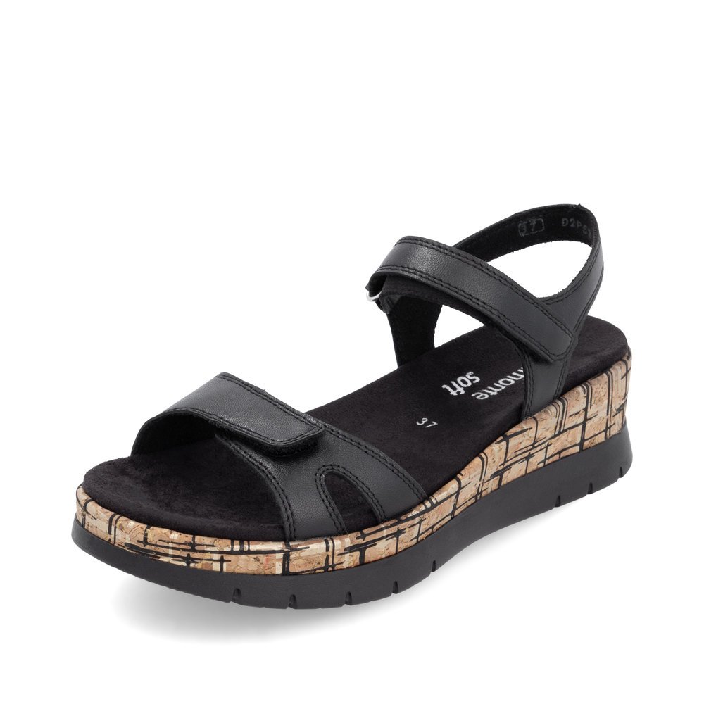 Remonte D2P52-00 Anatomical Leather Platform Black 4.5cm Remonte D2P52-00 Anatomical Leather Platform Black 4.5cm