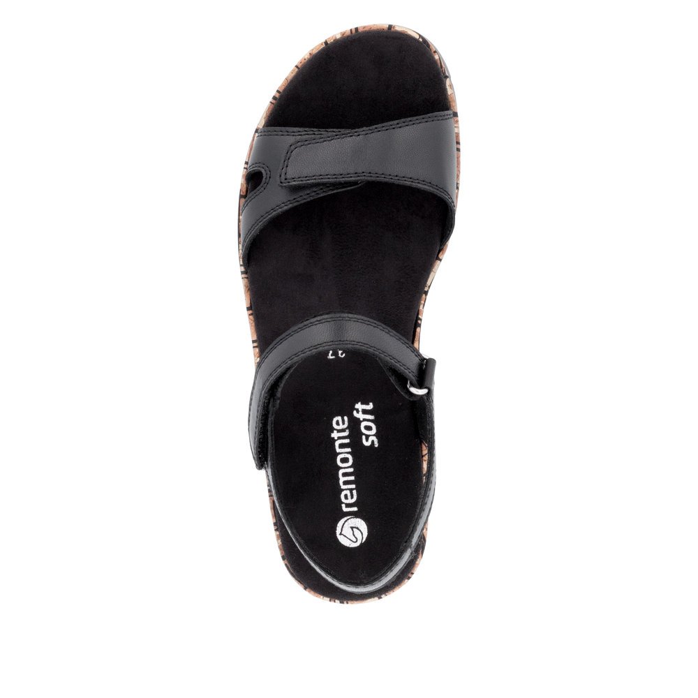 Remonte D2P52-00 Anatomical Leather Platform Black 4.5cm Remonte D2P52-00 Anatomical Leather Platform Black 4.5cm
