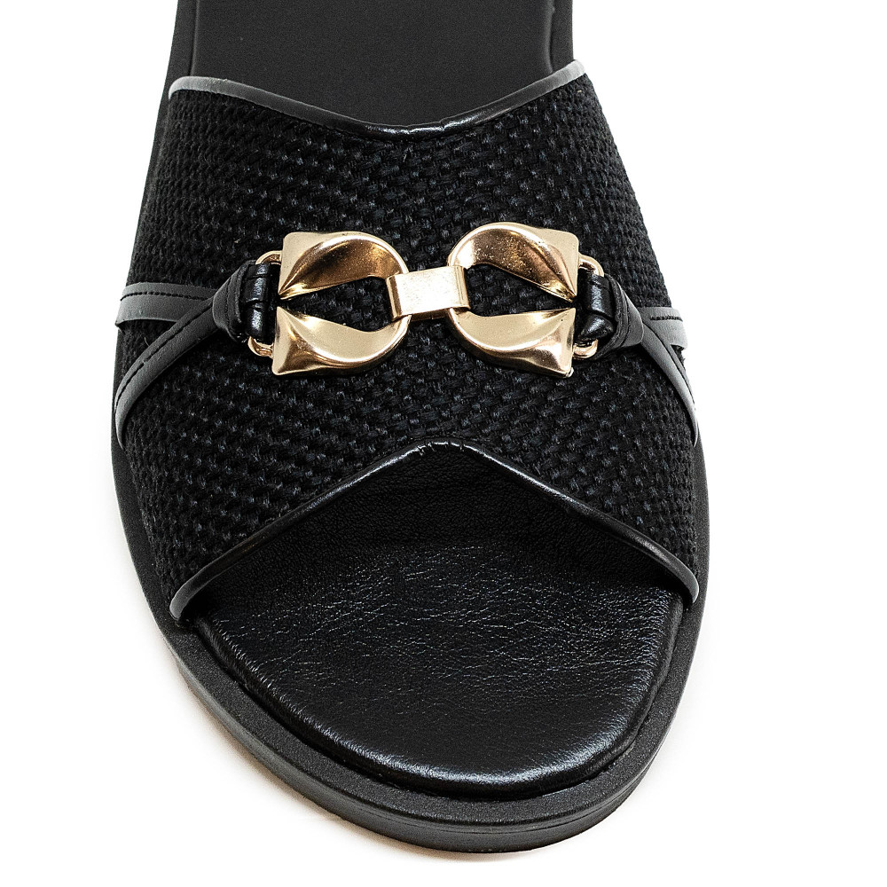 Bigshoes GA0101-01 Δερμάτινο Σανδάλι Μαύρο Bigshoes GA0101-01 Δερμάτινο Σανδάλι Μαύρο