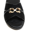 Bigshoes GA0101-01 Δερμάτινο Σανδάλι Μαύρο Bigshoes GA0101-01 Δερμάτινο Σανδάλι Μαύρο
