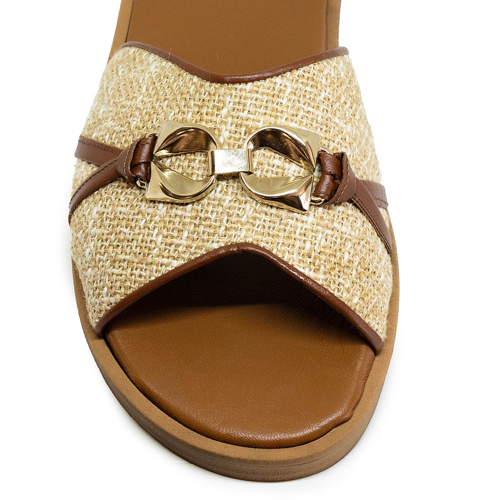 Bigshoes GA0101-13 Δερμάτινο Σανδάλι Μπεζ Bigshoes GA0101-13 Δερμάτινο Σανδάλι Μπεζ