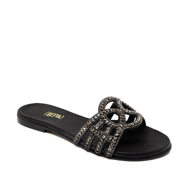 Bigshoes GA0108-01 Leather Sandal Black Bigshoes GA0108-01 Leather Sandal Black