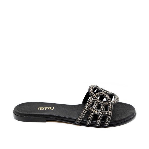Bigshoes GA0108-01 Leather Sandal Black Bigshoes GA0108-01 Leather Sandal Black