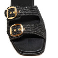 Bigshoes GA0112-01 Leather Sandal Black Bigshoes GA0112-01 Leather Sandal Black
