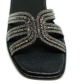 Bigshoes GA0113-01 Leather Sandal Black