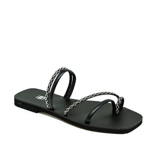 Bigshoes GA0115-01 Leather Sandal Black Bigshoes GA0115-01 Leather Sandal Black
