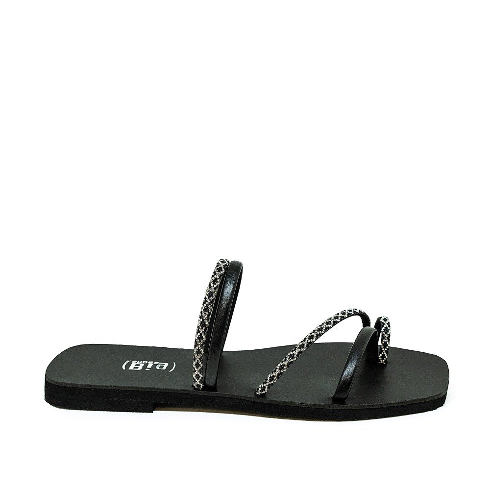 Bigshoes GA0115-01 Δερμάτινο Σανδάλι Μαύρο Bigshoes GA0115-01 Δερμάτινο Σανδάλι Μαύρο