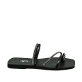 Bigshoes GA0115-01 Δερμάτινο Σανδάλι Μαύρο Bigshoes GA0115-01 Δερμάτινο Σανδάλι Μαύρο