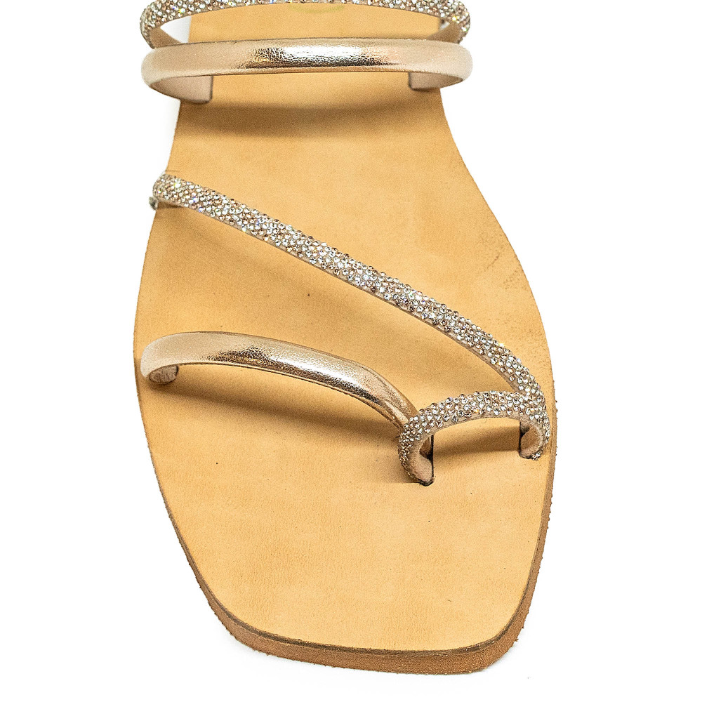 Bigshoes GA0115-06 Δερμάτινο Σανδάλι Χρυσό Bigshoes GA0115-06 Δερμάτινο Σανδάλι Χρυσό