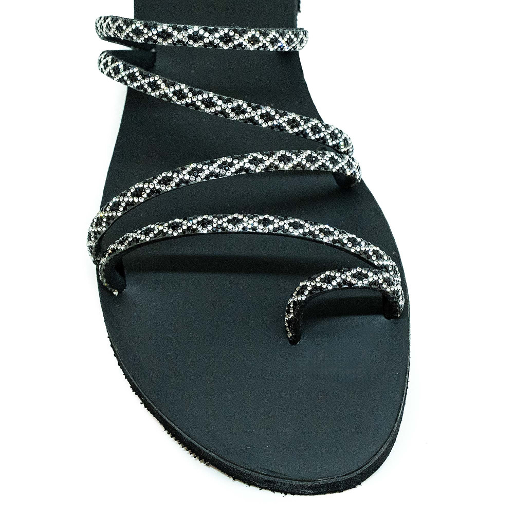 Bigshoes GA0116-N01 Δερμάτινο Σανδάλι Μαύρο Bigshoes GA0116-N01 Δερμάτινο Σανδάλι Μαύρο