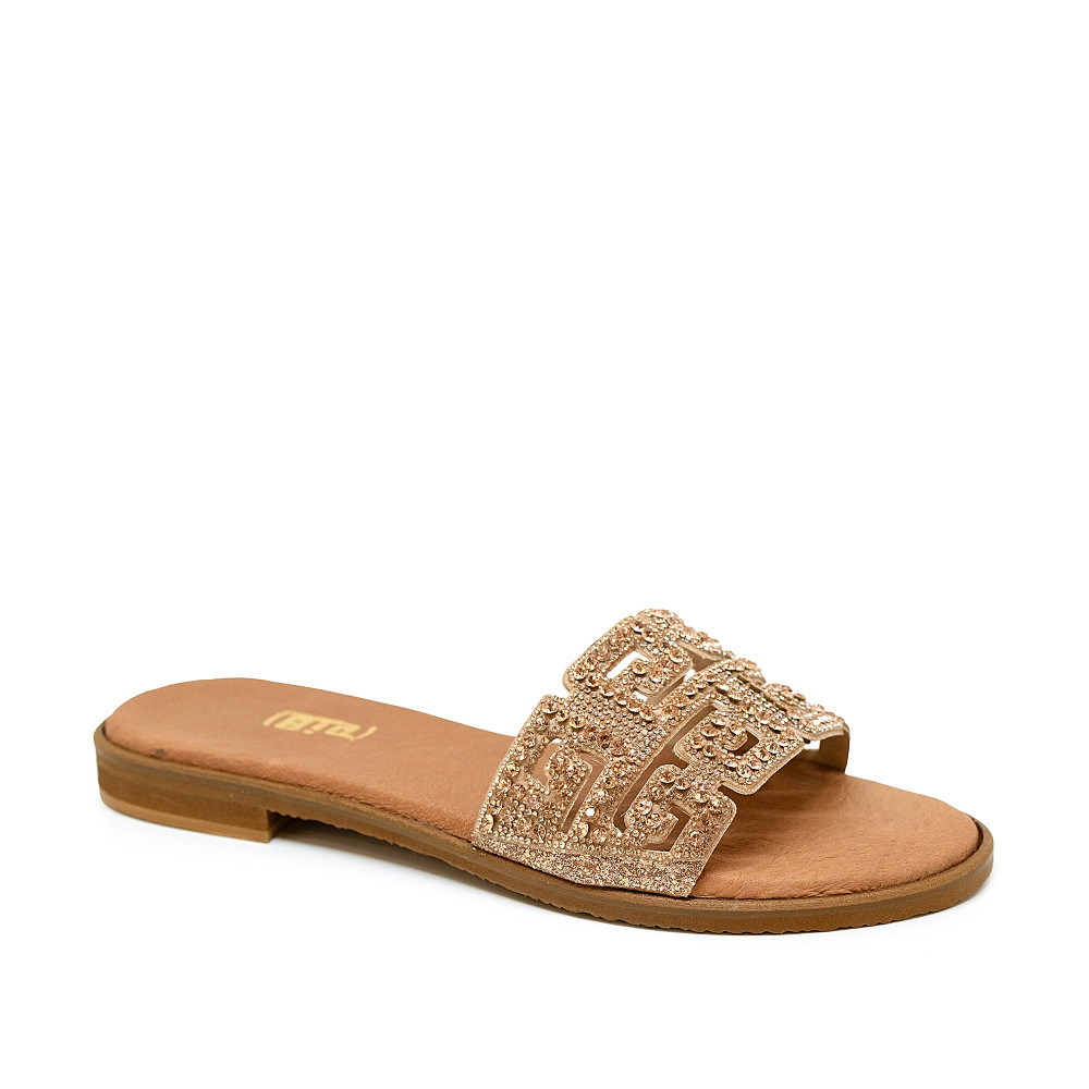 Bigshoes GA0118-06 Δερμάτινο Σανδάλι Χαλκός