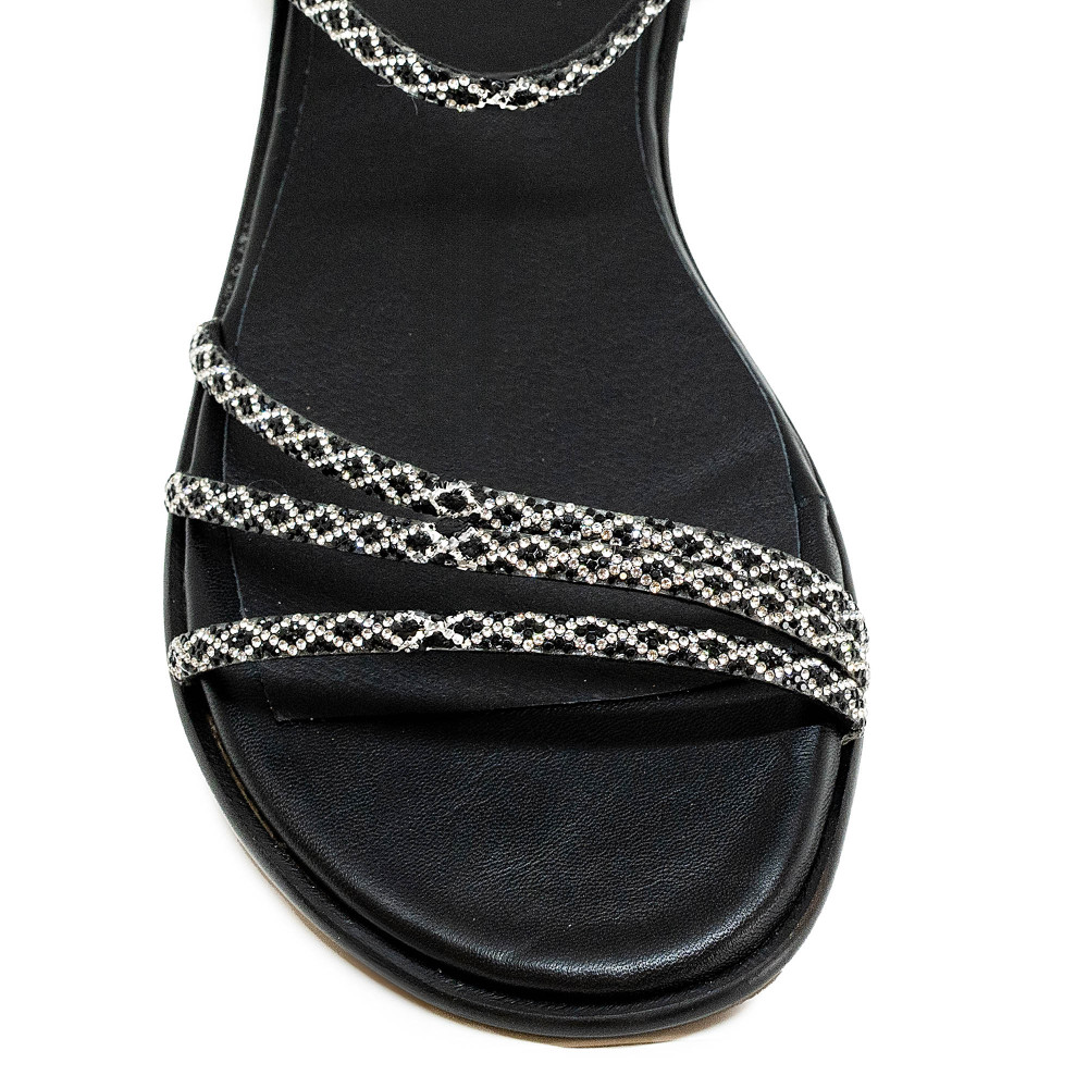Bigshoes GA0120-01 Δερμάτινο Σανδάλι Μαύρο Bigshoes GA0120-01 Δερμάτινο Σανδάλι Μαύρο