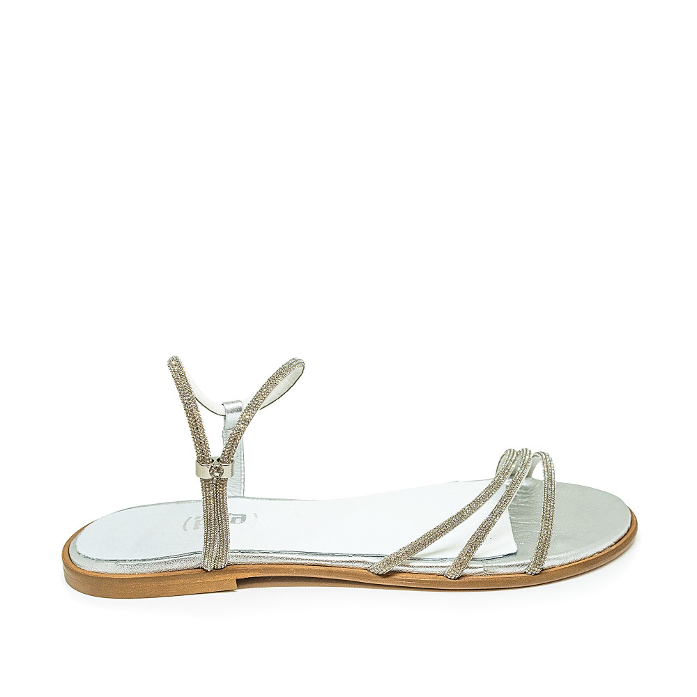Bigshoes GA0120-04 Δερμάτινο Σανδάλι Ασημί Bigshoes GA0120-04 Δερμάτινο Σανδάλι Ασημί