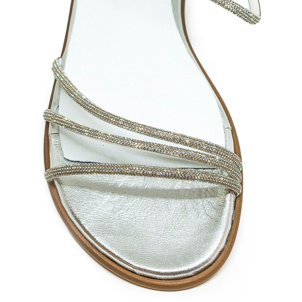 Bigshoes GA0120-04 Δερμάτινο Σανδάλι Ασημί Bigshoes GA0120-04 Δερμάτινο Σανδάλι Ασημί