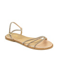 Bigshoes GA0120-06 Δερμάτινο Σανδάλι Χρυσό Bigshoes GA0120-06 Δερμάτινο Σανδάλι Χρυσό