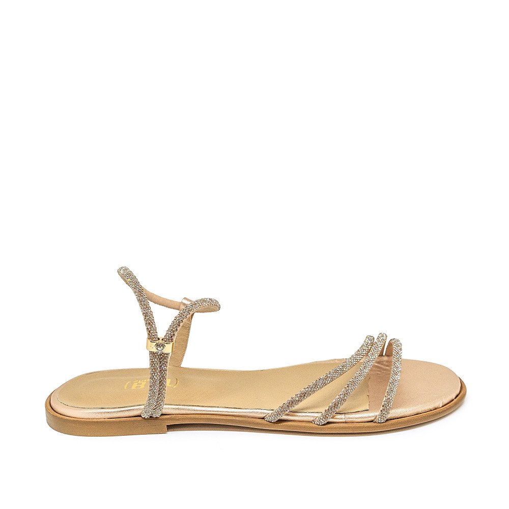 Bigshoes GA0120-06 Δερμάτινο Σανδάλι Χρυσό Bigshoes GA0120-06 Δερμάτινο Σανδάλι Χρυσό