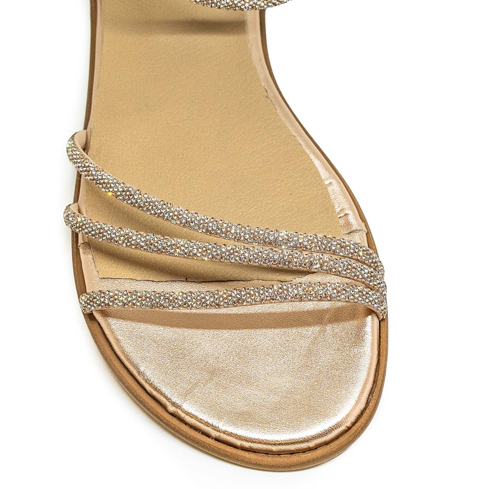 Bigshoes GA0120-06 Δερμάτινο Σανδάλι Χρυσό Bigshoes GA0120-06 Δερμάτινο Σανδάλι Χρυσό