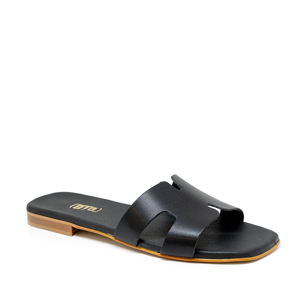Bigshoes GA0121-01 Leather Sandal Black Bigshoes GA0121-01 Leather Sandal Black