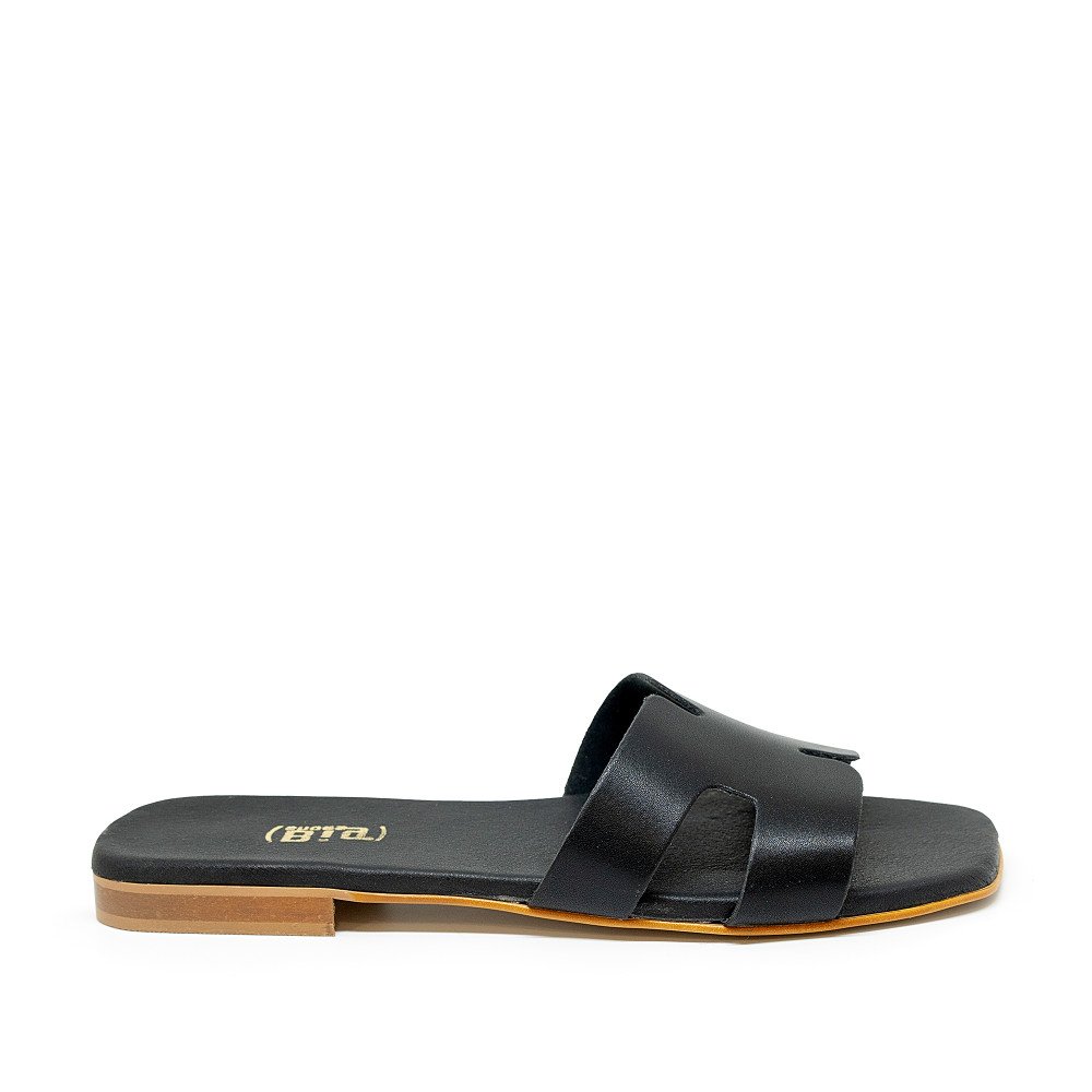 Bigshoes GA0121-01 Leather Sandal Black Bigshoes GA0121-01 Leather Sandal Black