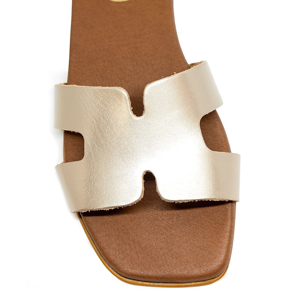 Bigshoes GA0121-06 Leather Sandal Gold Bigshoes GA0121-06 Leather Sandal Gold