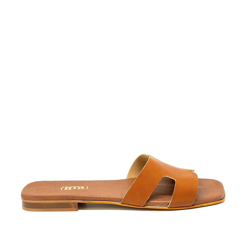 Bigshoes GA0121-09 Leather Sandal Tan Bigshoes GA0121-09 Leather Sandal Tan