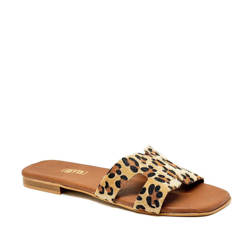 Bigshoes GA0121-35 Leather Sandal Leopard Bigshoes GA0121-35 Leather Sandal Leopard
