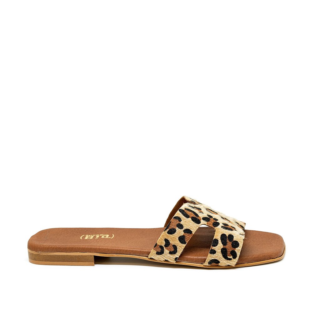 Bigshoes GA0121-35 Leather Sandal Leopard Bigshoes GA0121-35 Leather Sandal Leopard