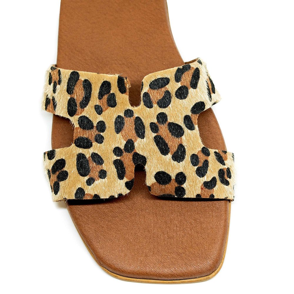 Bigshoes GA0121-35 Leather Sandal Leopard Bigshoes GA0121-35 Leather Sandal Leopard