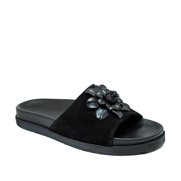 Bigshoes GA0301-01 Leather Mule Black Bigshoes GA0301-01 Leather Mule Black