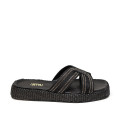 Bigshoes GA0310-01 Leather Sandal Black Bigshoes GA0310-01 Leather Sandal Black