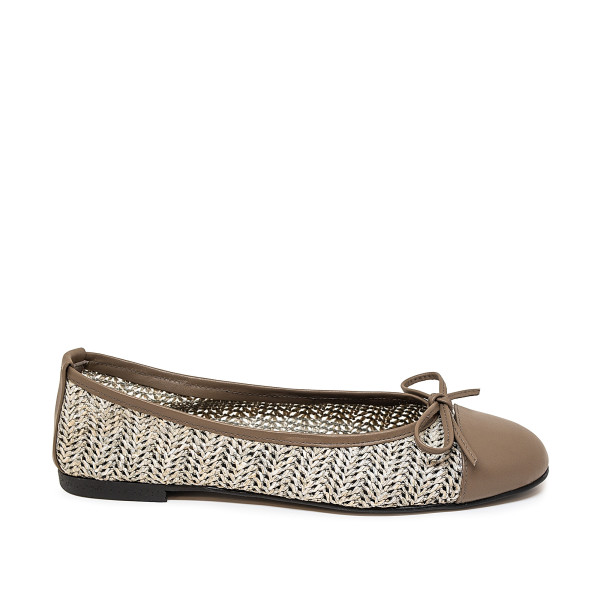 Bigshoes GA1136/S-07 Leather Ballerina Cigar Bigshoes GA1136/S-07 Leather Ballerina Cigar