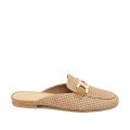 Bigshoes GA1148-13 Leather Mule Beige Bigshoes GA1148-13 Leather Mule Beige