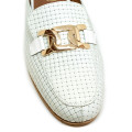 Bigshoes GA1148-22 Leather Mule White Bigshoes GA1148-22 Leather Mule White