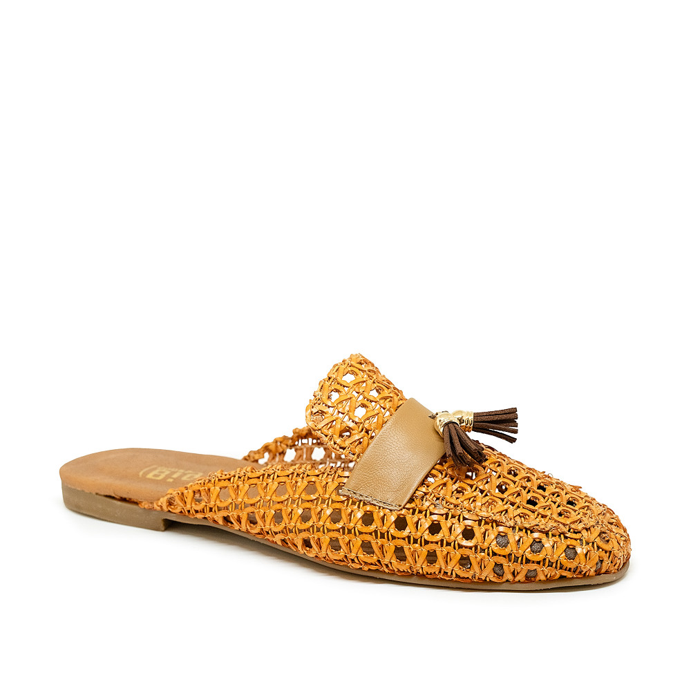 Bigshoes GA1163-09 Leather Mule Tan Bigshoes GA1163-09 Leather Mule Tan