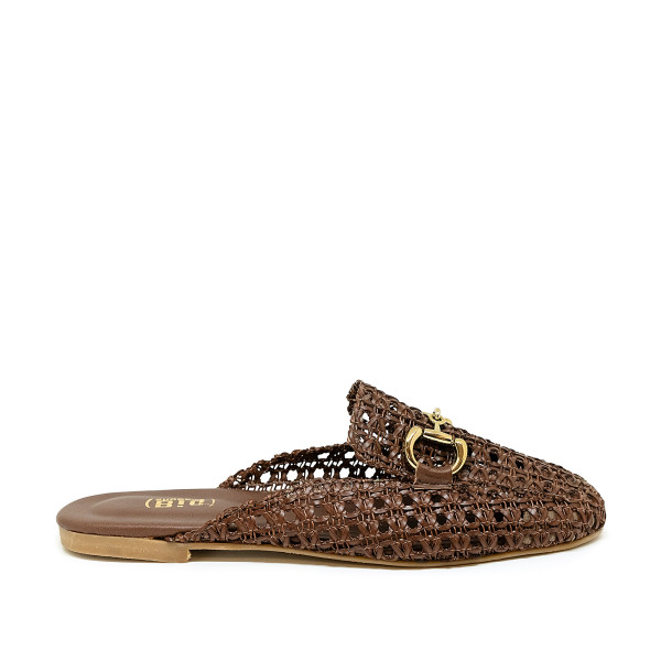 Bigshoes GA1164-05 Leather Mule Brown Bigshoes GA1164-05 Leather Mule Brown