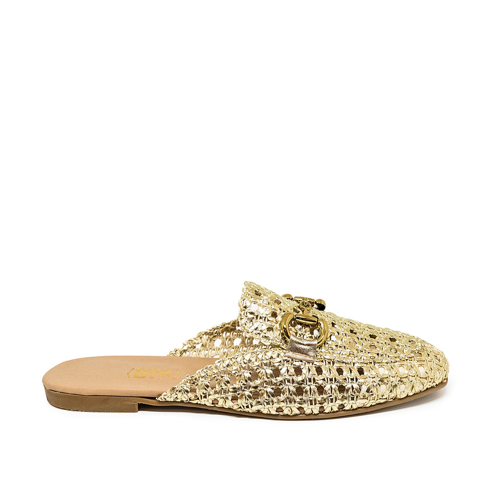 Bigshoes GA1164-06 Δερμάτινο Mule Χρυσό Bigshoes GA1164-06 Δερμάτινο Mule Χρυσό