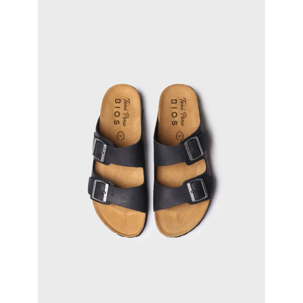 Toni Pons Ger-01 Leather Sandal Black Toni Pons Ger-01 Leather Sandal Black