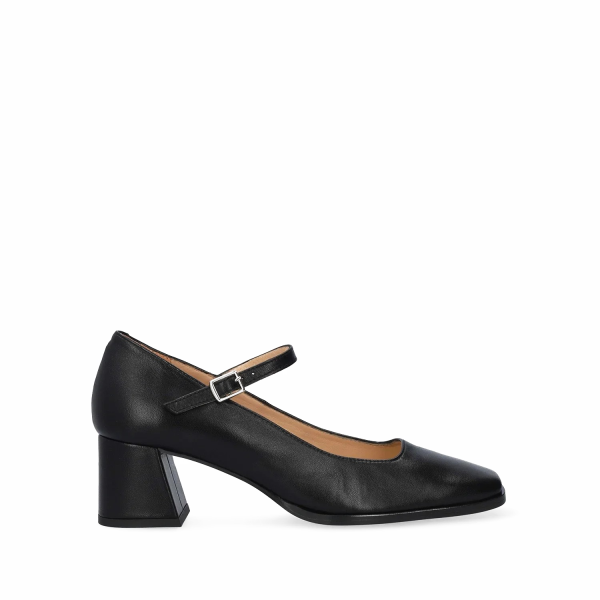 Andres Machado Jane-01 Leather Pumps Black 6cm Andres Machado Jane-01 Leather Pumps Black 6cm