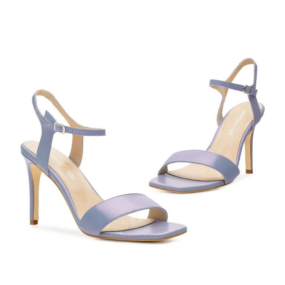Andres Machado Jimena-10 Leather Sandal Purple 11cm Andres Machado Jimena-10 Leather Sandal Purple 11cm