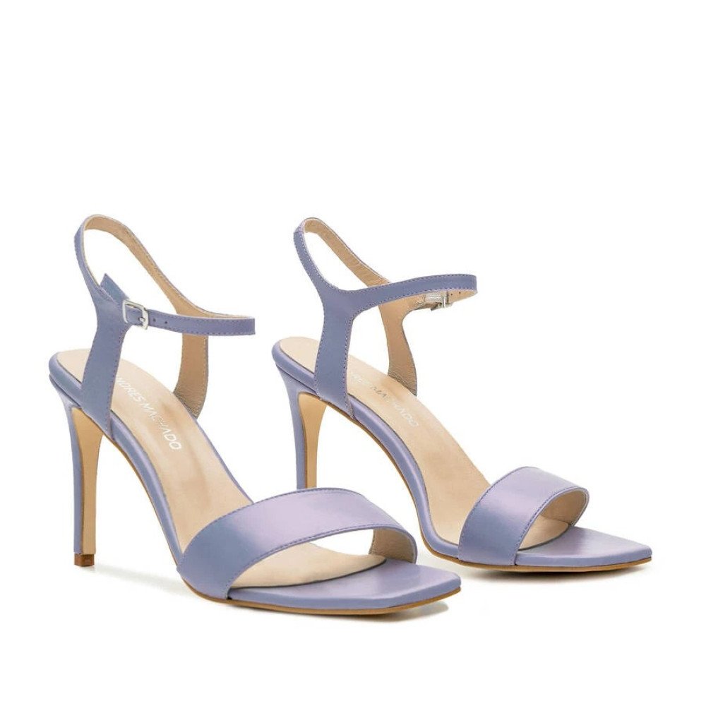 Andres Machado Jimena-10 Leather Sandal Purple 11cm Andres Machado Jimena-10 Leather Sandal Purple 11cm