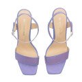 Andres Machado Jimena-10 Leather Sandal Purple 11cm Andres Machado Jimena-10 Leather Sandal Purple 11cm
